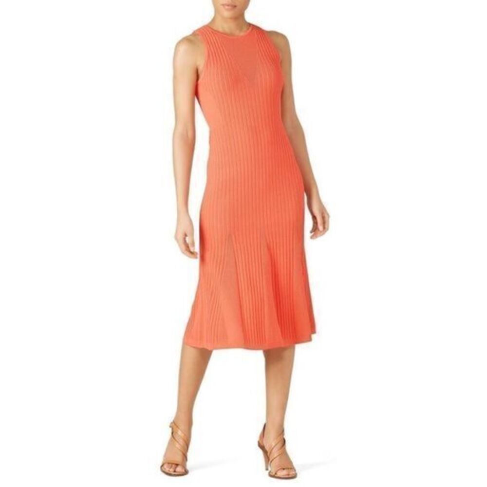 JASON WU Ember Knit Sleeveless Fit and Flare Dress SMALL/US 2-4